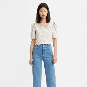 [TAGS ON] Levi's Ribcage Straight Ankle Women's Jeans, Jazz Wave Wash